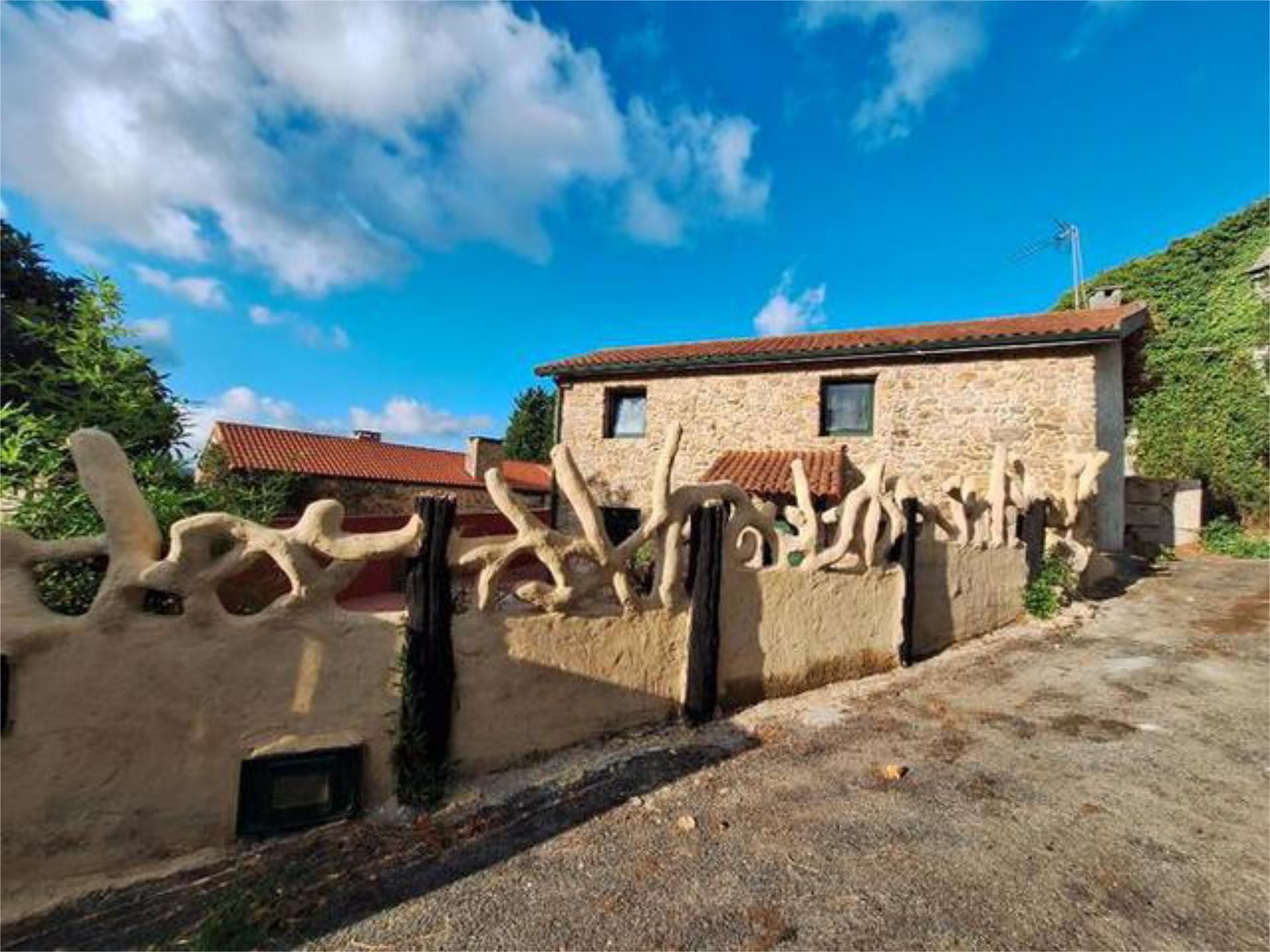 Exterior view of Single-family semi-detached for sale in Culleredo  with Private garden, Terrace and Storage room