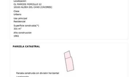 Photo 3 of Single-family semi-detached for sale in Calle Marcos Morcillo, 10, Aldea del Cano, Cáceres