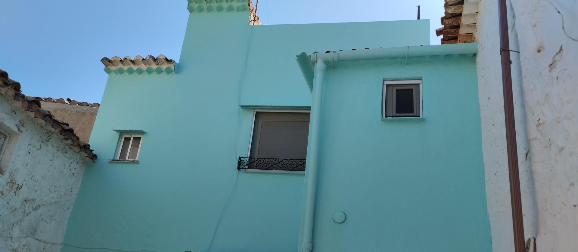 Vista exterior de Planta baixa en venda en Villanueva de los Infantes (Ciudad Real) amb Calefacció, Terrassa i Moblat