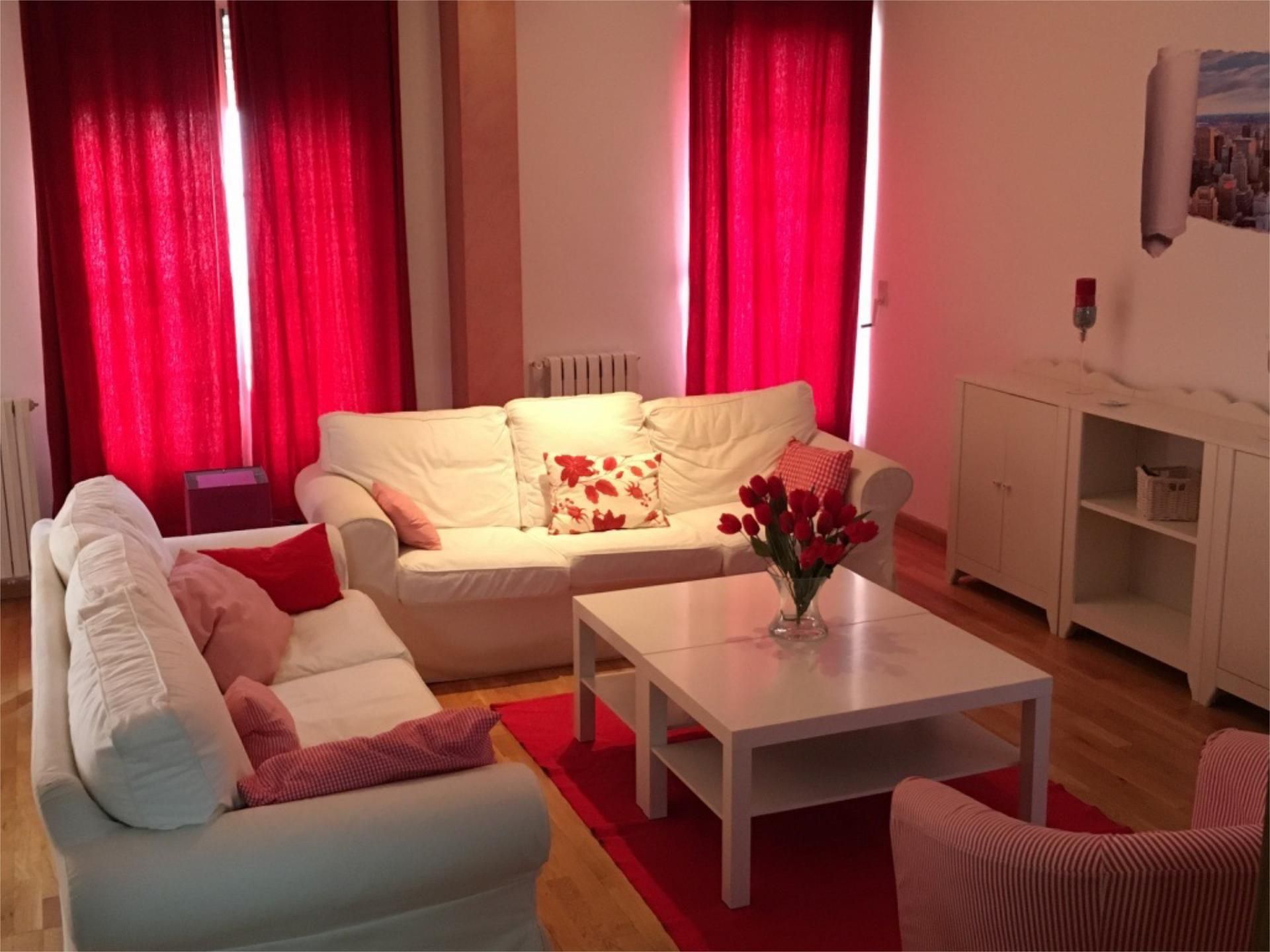 Sala d'estar de Pis de lloguer en  Albacete Capital amb Aire condicionat, Calefacció i Parquet