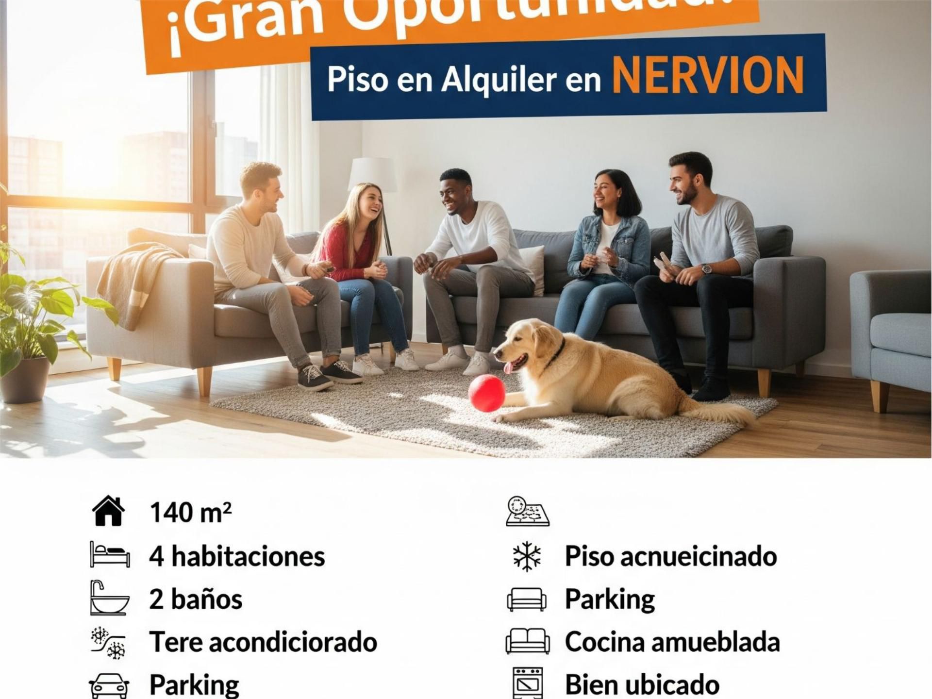 Flat to rent in Calle Espinosa y Cárcel, 9, Barrio del Nervión