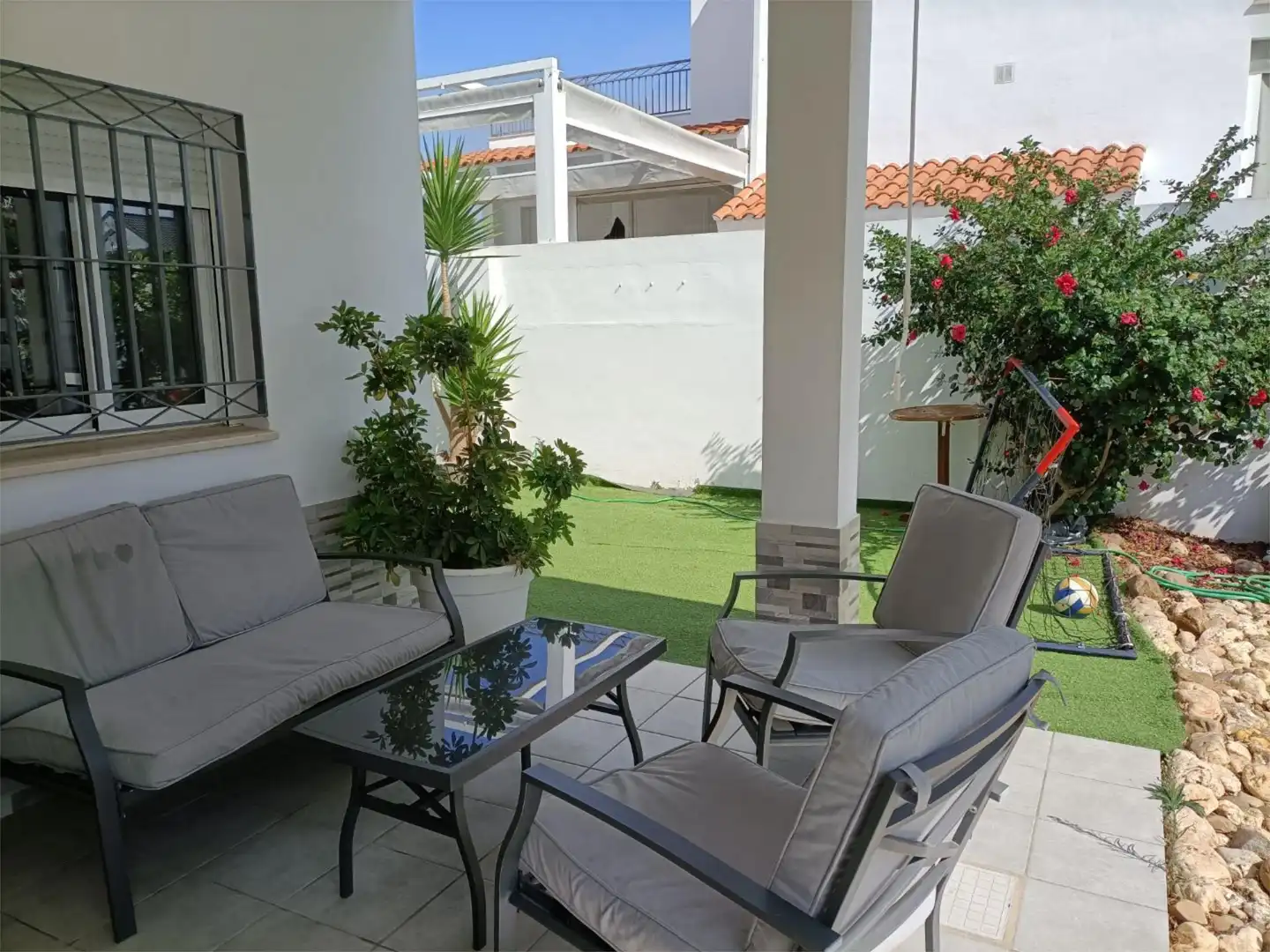 Flat for rent in Calle Doetsch, 6, Punta Umbría Terrace of Flat for rent in Punta Umbría with Private garden, Terrace and Swimming Pool