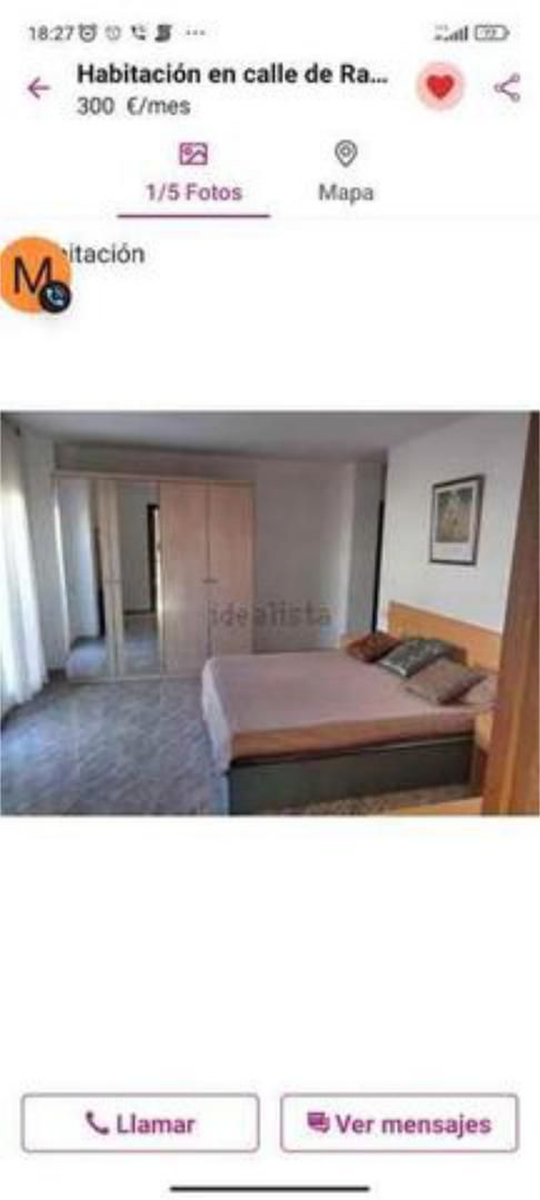 Bedroom of Apartment to rent in  Valencia Capital  with Heating, Terrace and Furnished