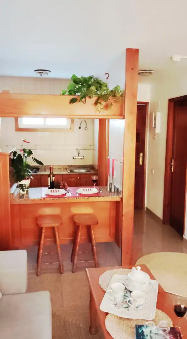 Apartamento de alquiler en Avenida de Bonn, 30, Playa del Inglés Cocina de Apartamento de alquiler en San Bartolomé de Tirajana con Terraza y Piscina