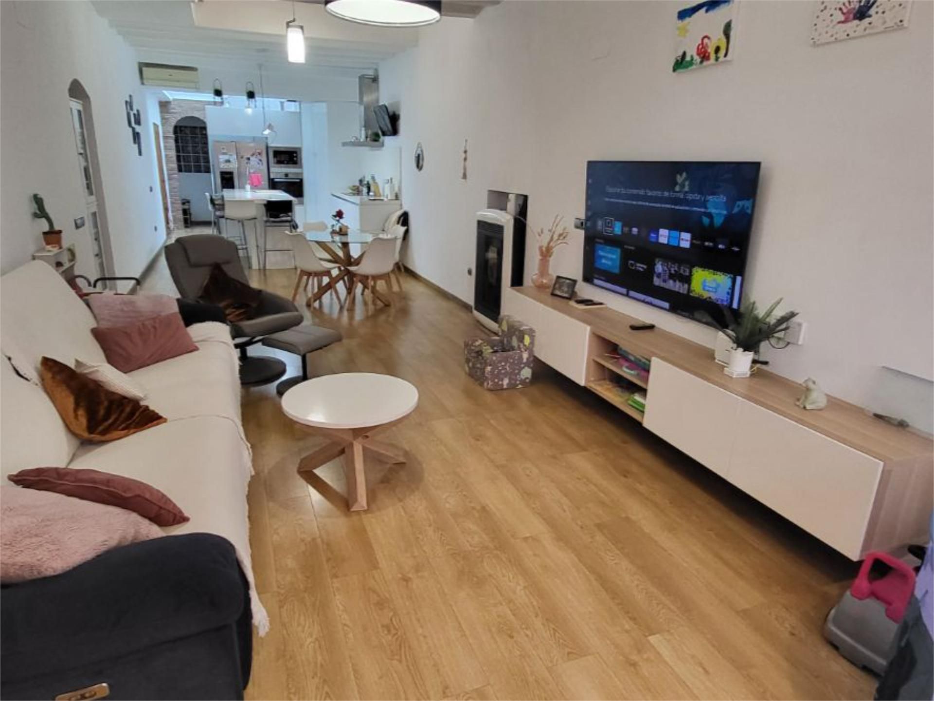 Living room of Flat for sale in Castellón de la Plana / Castelló de la Plana  with Air Conditioner, Terrace and Balcony