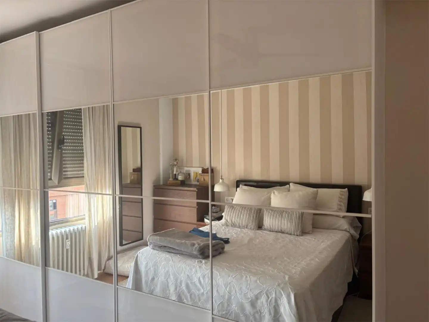 Wohnung zur Miete in Paseo Arco de Ladrillo, 40, Ciudad de la Comunicación - Arco Ladrillo Schlafzimmer von Wohnung zur Miete in Valladolid mit Heizung, Parkett und Möbliert