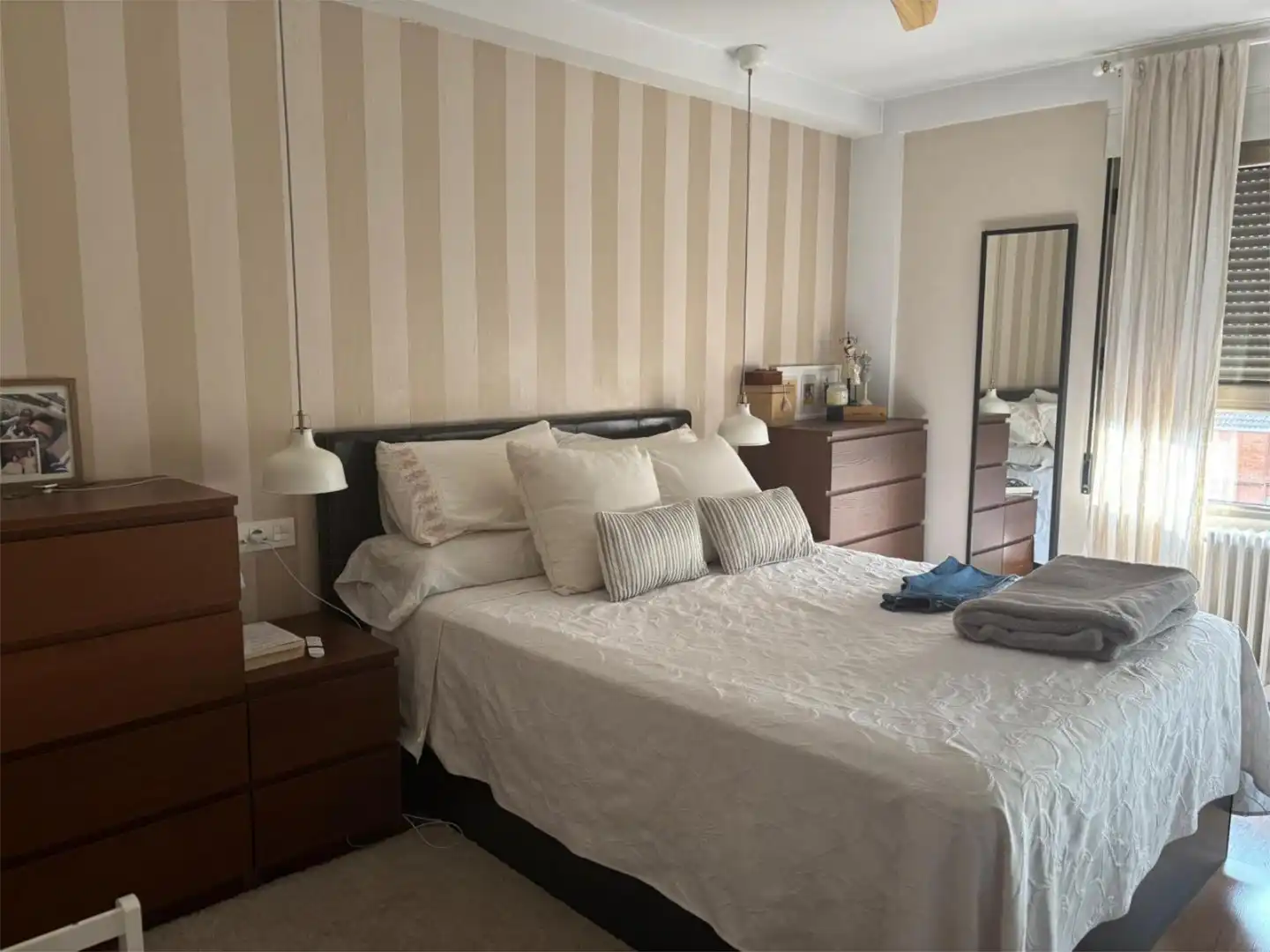 Wohnung zur Miete in Paseo Arco de Ladrillo, 40, Ciudad de la Comunicación - Arco Ladrillo Schlafzimmer von Wohnung zur Miete in Valladolid mit Heizung, Parkett und Möbliert