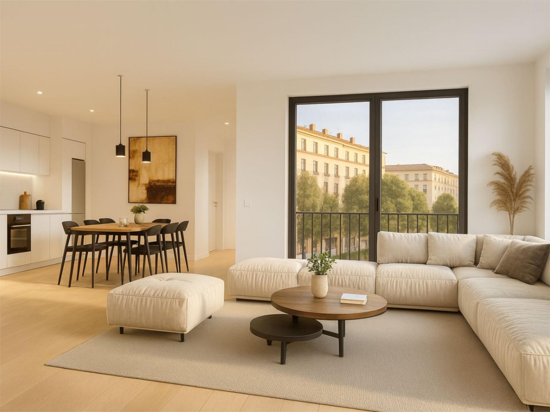 Living room of Flat for sale in A Coruña Capital 