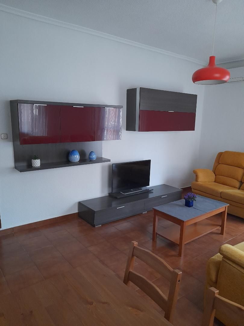 Sala d'estar de Pis de lloguer en  Albacete Capital amb Aire condicionat, Moblat i Forn