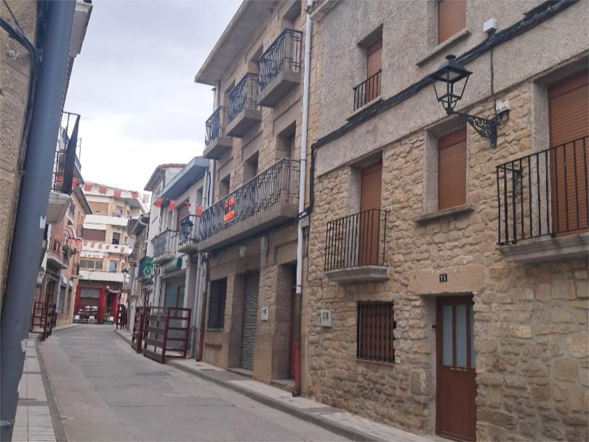 Exterior view of Single-family semi-detached for sale in Carcastillo  with Terrace and Balcony