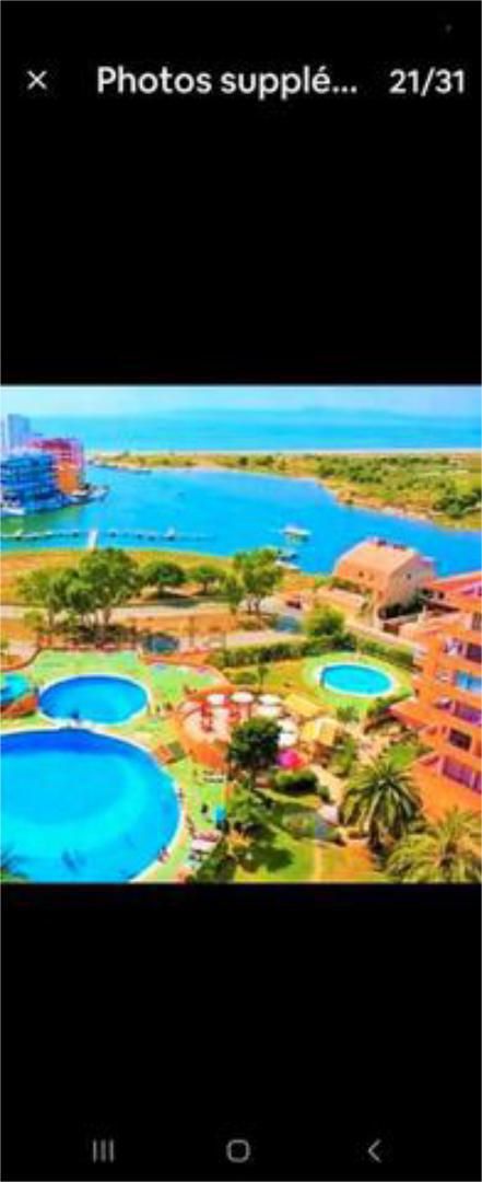 Swimming pool of Flat to rent in Roses  with Private garden and Swimming Pool