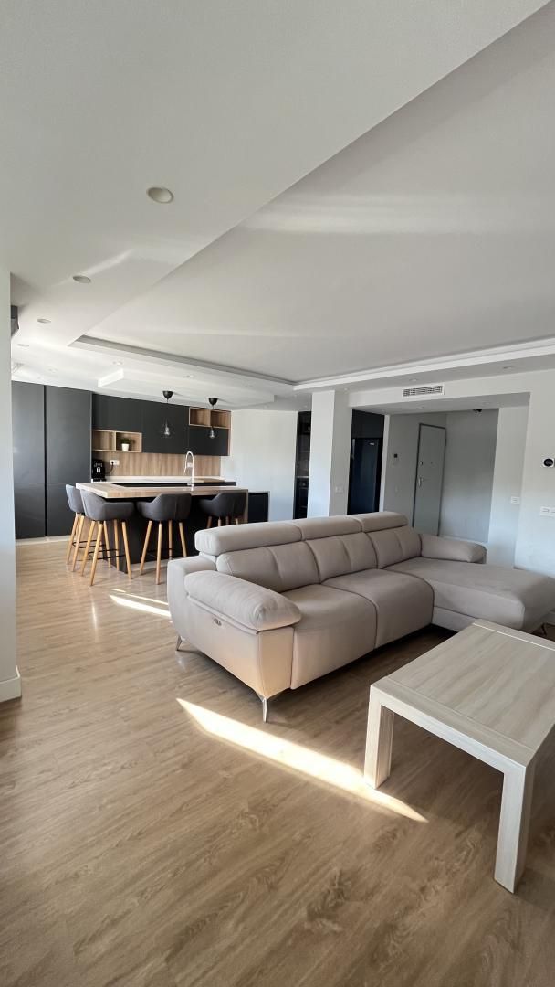 Living room of Flat for sale in Málaga Capital  with Air Conditioner, Heating and Parquet flooring