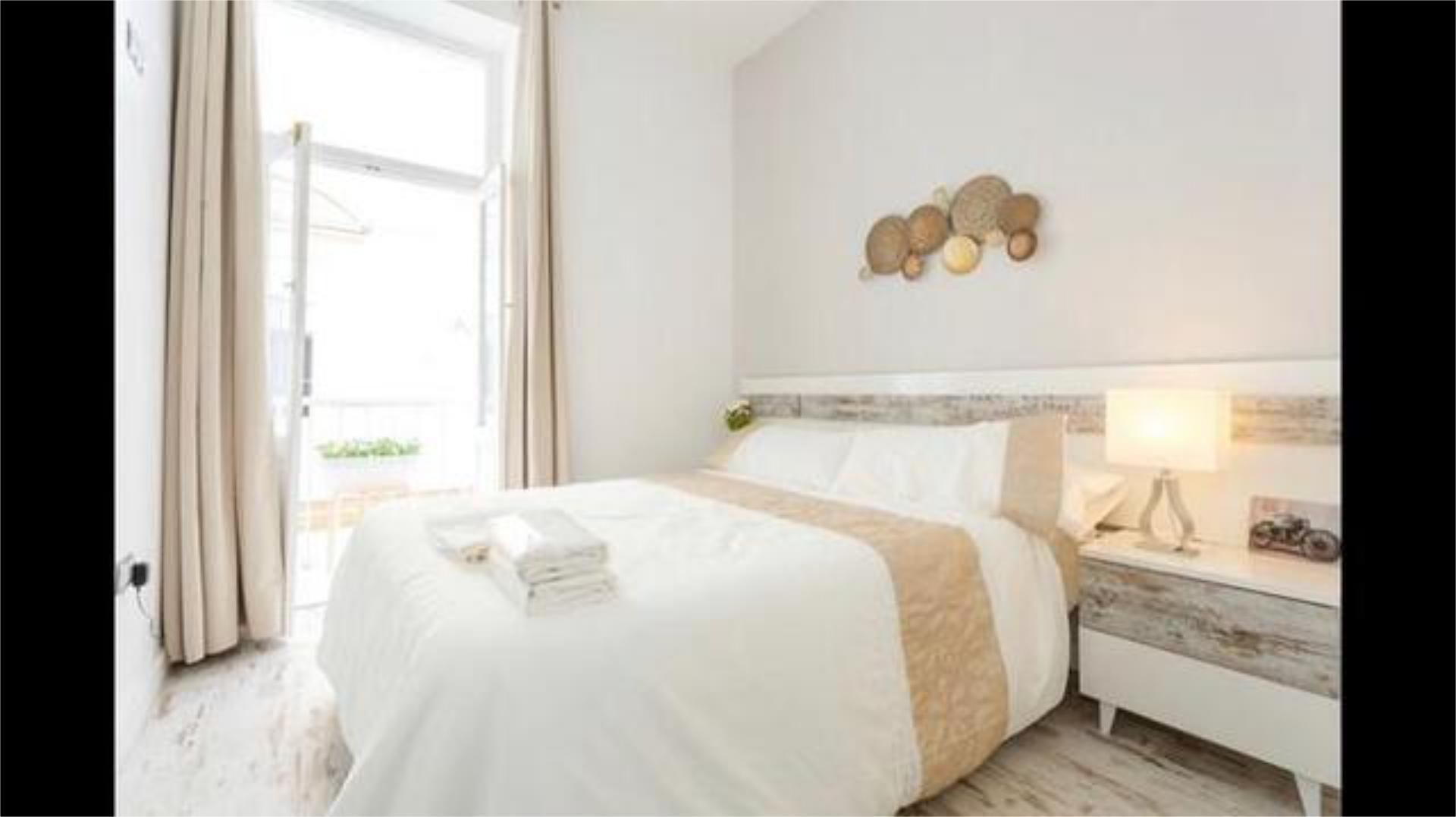 Bedroom of Flat to rent in  Cádiz Capital  with Heating, Terrace and Furnished