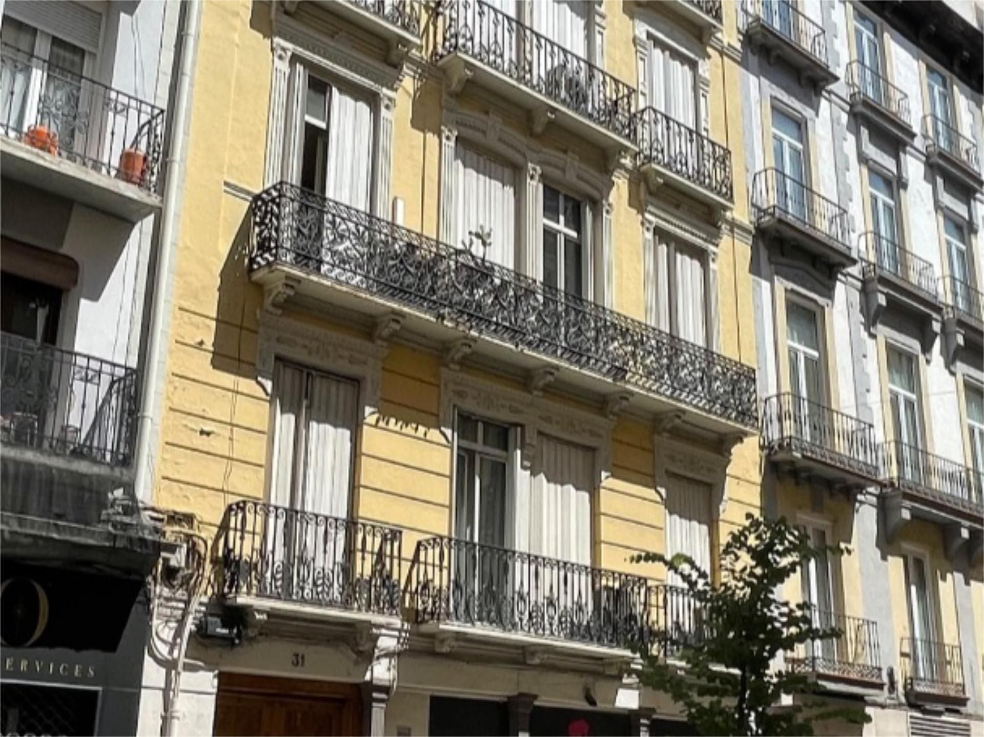 Exterior view of Flat to rent in  Zaragoza Capital  with Heating, Parquet flooring and Furnished