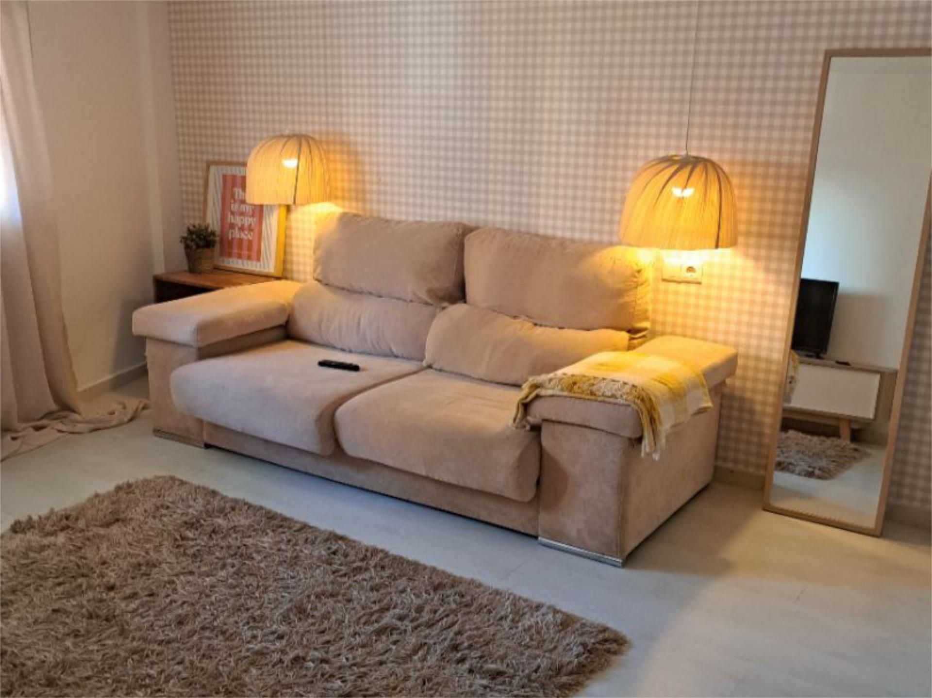 Living room of Flat to rent in Rianxo  with Furnished