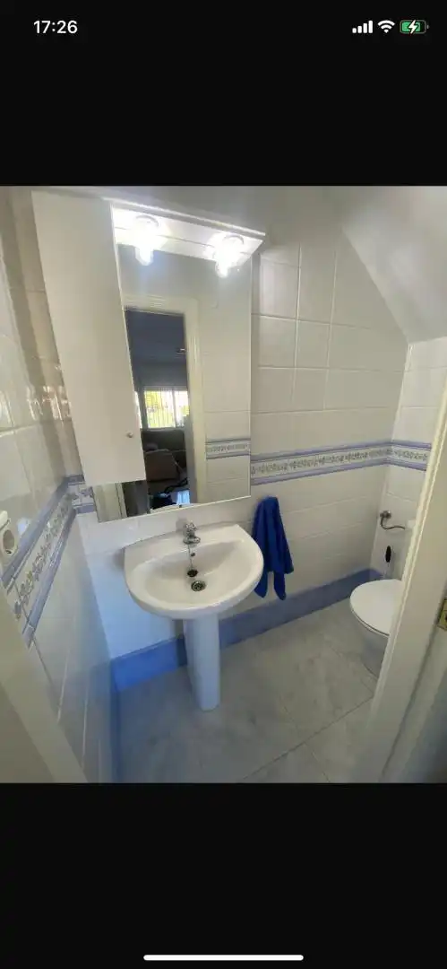 Bathroom of Detached homes for rent in Torrevieja  with Air Conditioner, Private garden and Parquet flooring