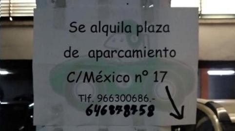 Foto 3 de Garatge de lloguer a Calle de Paraguay, 5a, Babel, Alicante