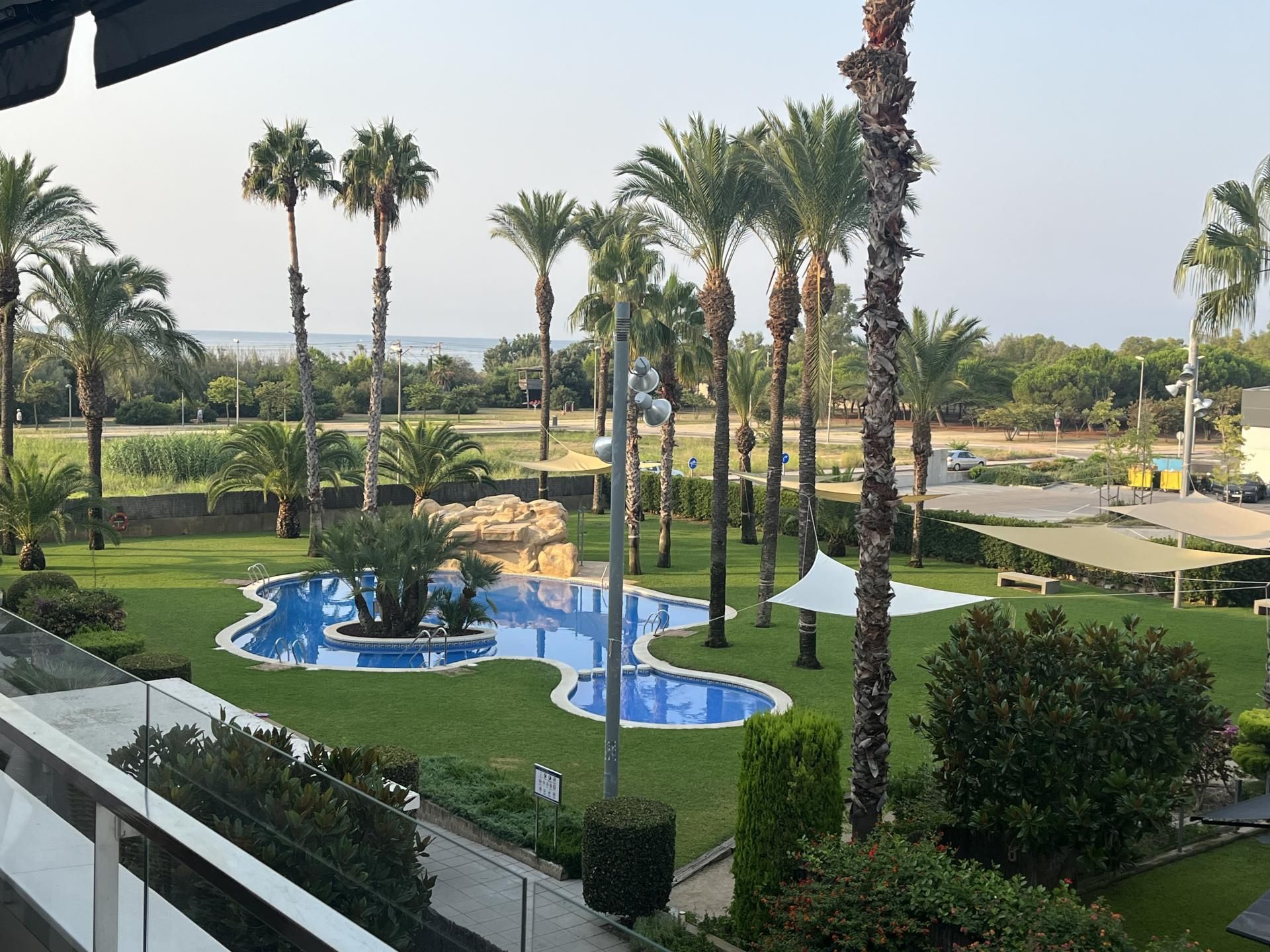 Swimming pool of Flat for sale in Torredembarra  with Air Conditioner, Terrace and Swimming Pool
