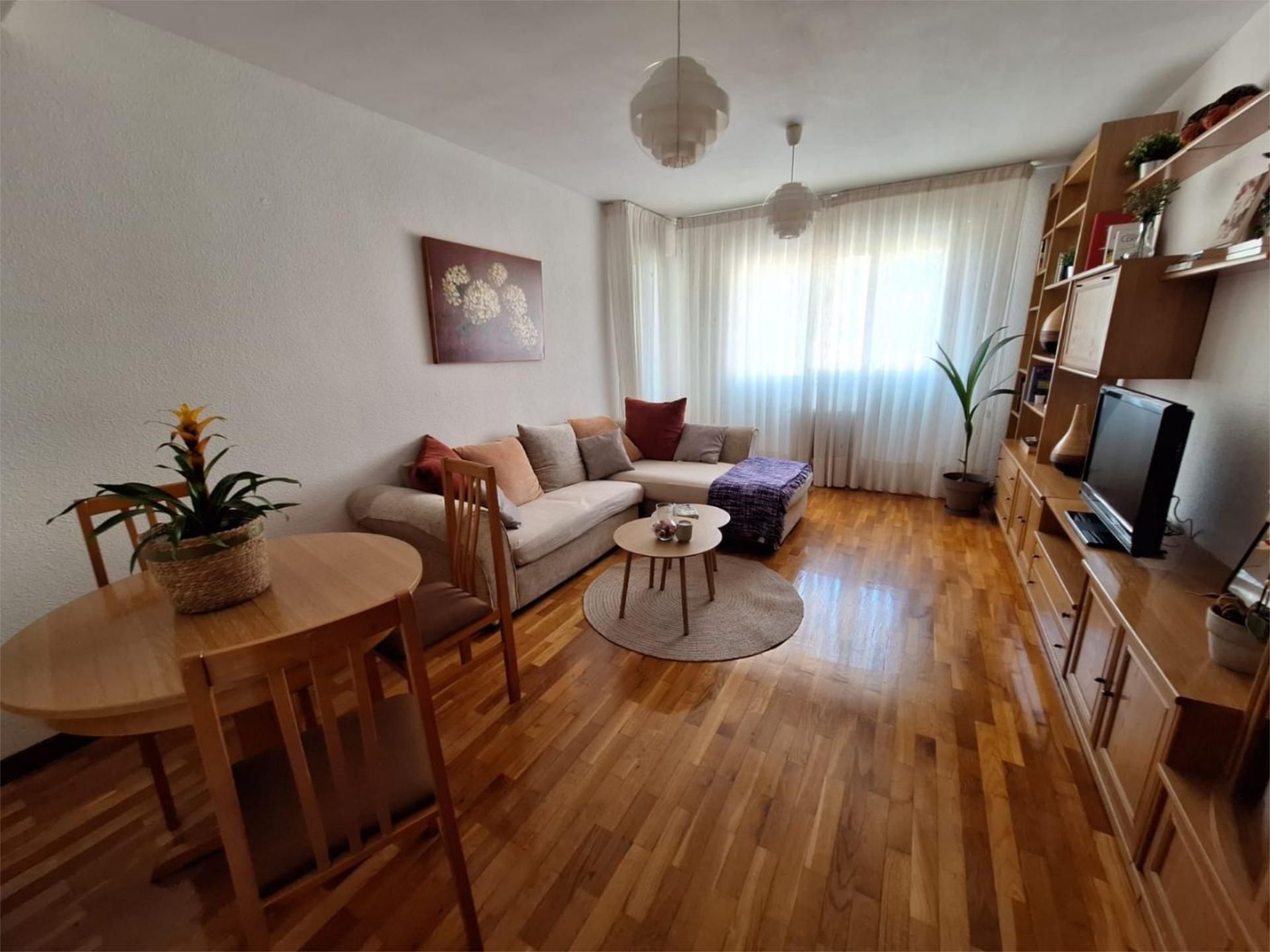 Sala d'estar de Pis en venda en Noáin (Valle de Elorz) / Noain (Elortzibar) amb Calefacció, Parquet i Moblat