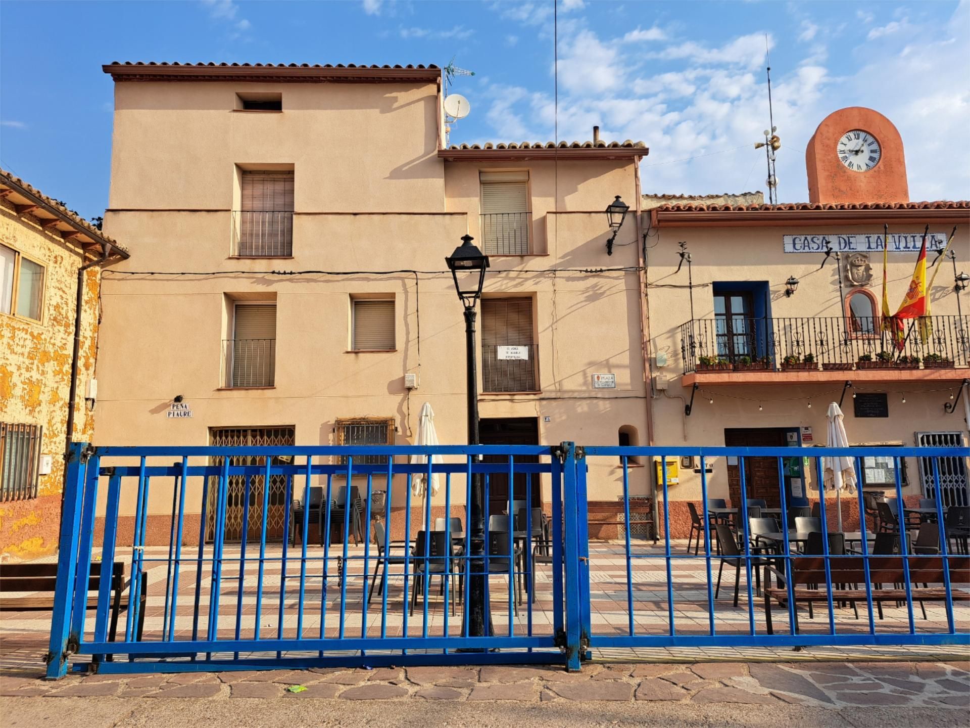 Exterior view of Single-family semi-detached for sale in Ambel  with Heating, Private garden and Terrace