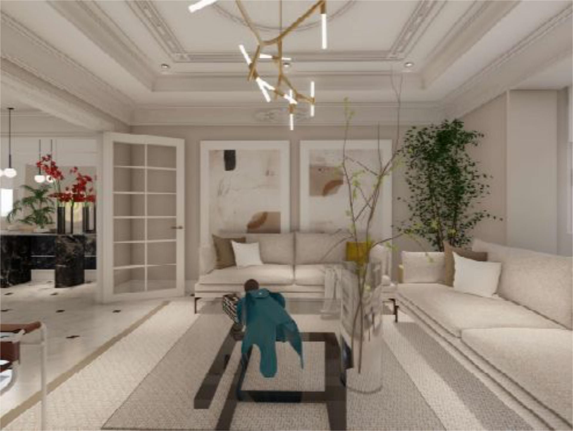 Living room of Flat for sale in  Madrid Capital  with Air Conditioner