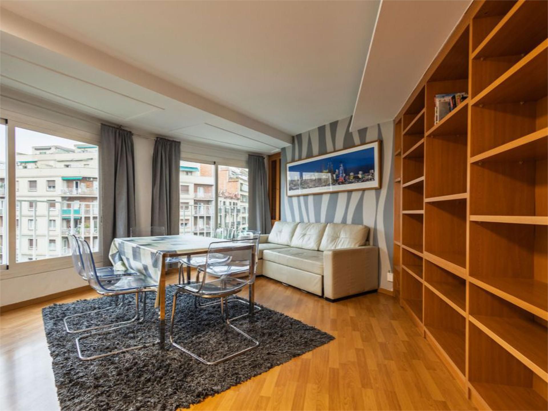 Living room of Flat for sale in  Barcelona Capital  with Air Conditioner