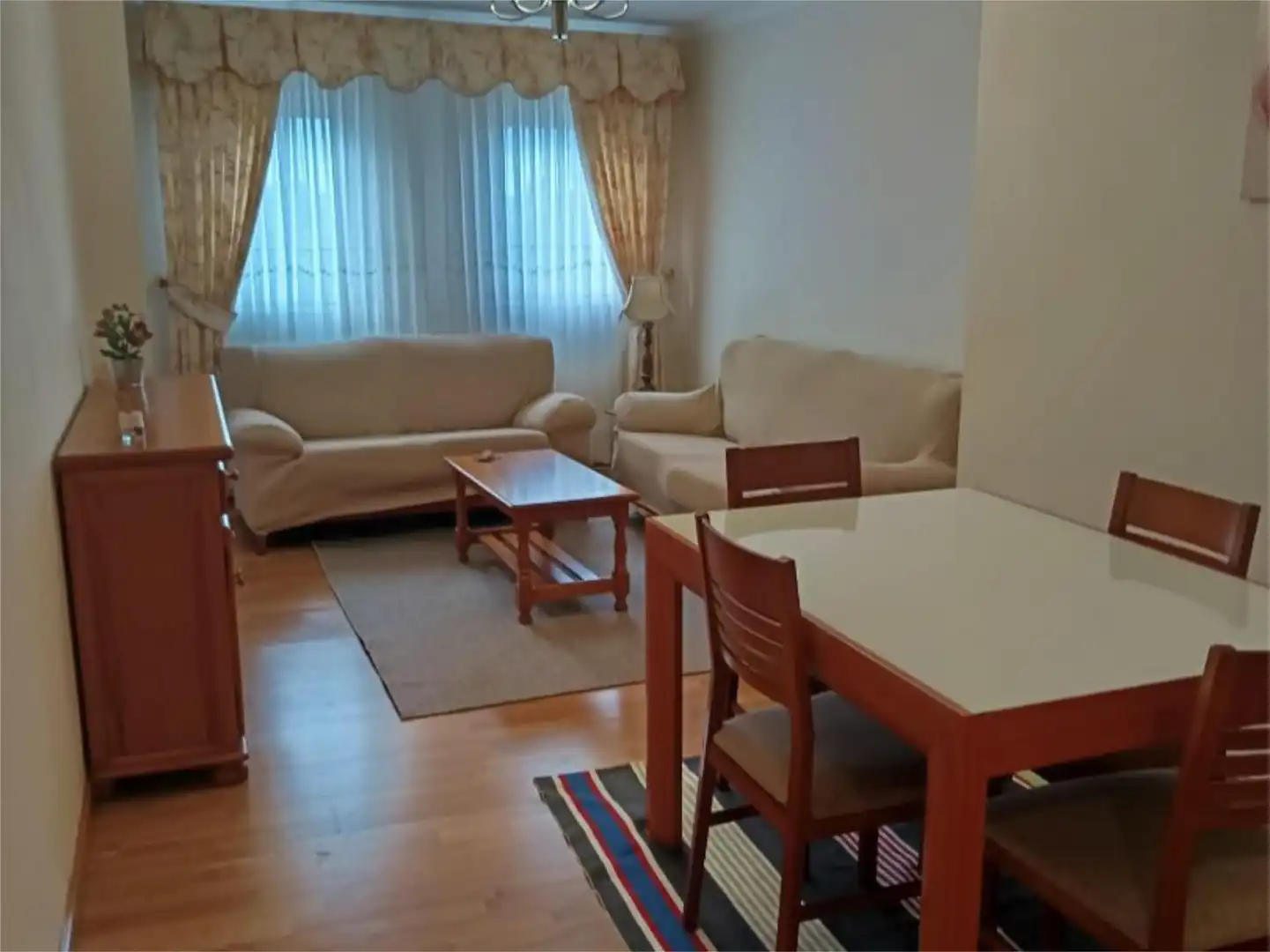 Flat for rent in Ronda das Fontiñas, 23, San Roque - As Fontiñas Living room of Flat for rent in Lugo with Heating, Parquet flooring and Furnished