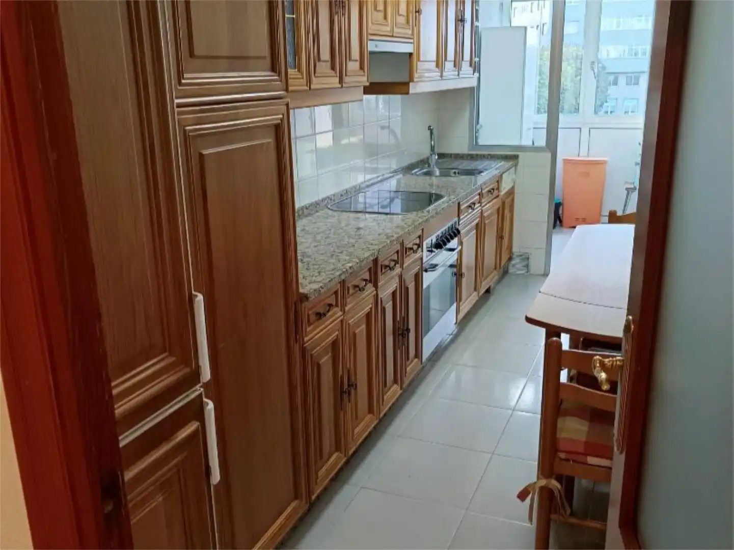 Flat for rent in Ronda das Fontiñas, 23, San Roque - As Fontiñas Kitchen of Flat for rent in Lugo with Heating, Parquet flooring and Furnished