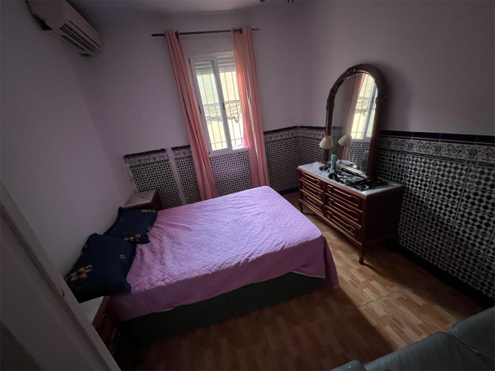 Bedroom of Flat to rent in  Madrid Capital  with Air Conditioner and Furnished