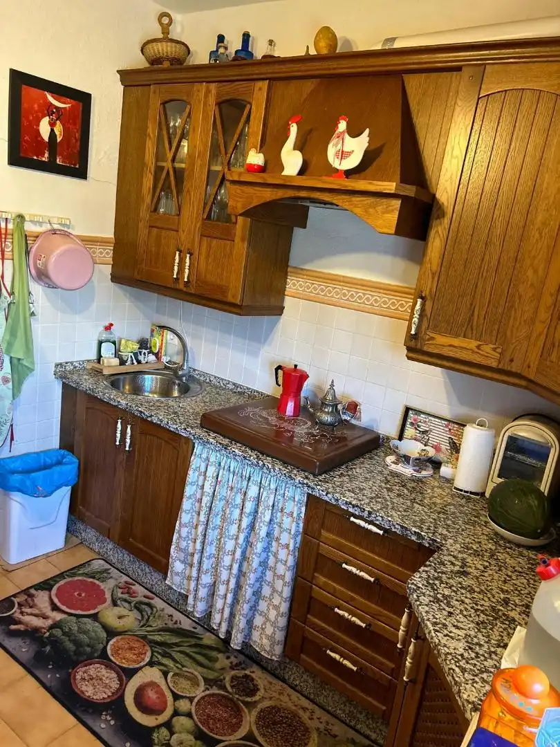 Küche von Country house zum Verkauf in Puebla de Sancho Pérez mit Heizung, Schwimmbad und Möbliert