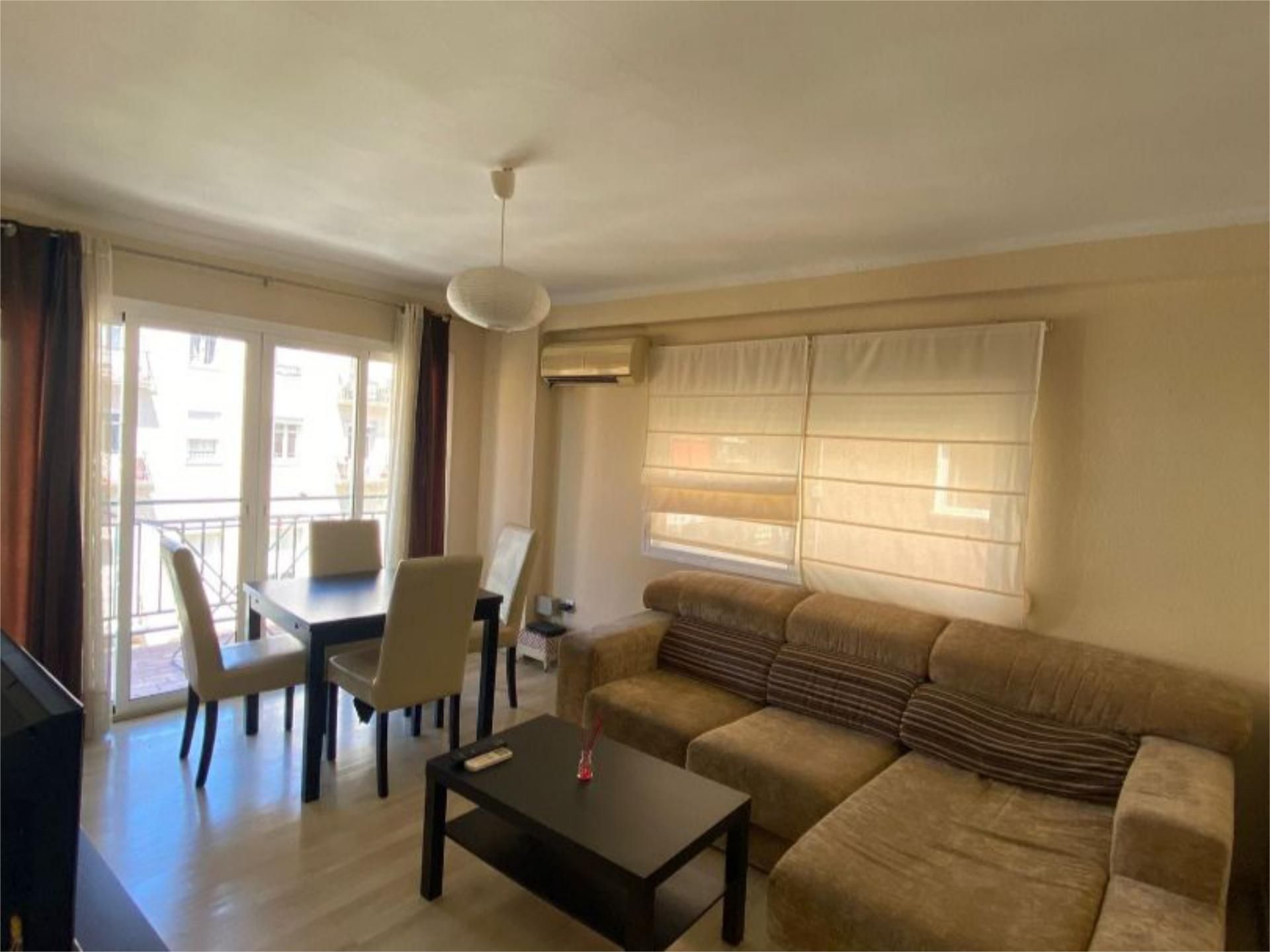 Sala d'estar de Pis en venda en Málaga Capital amb Aire condicionat, Parquet i Terrassa
