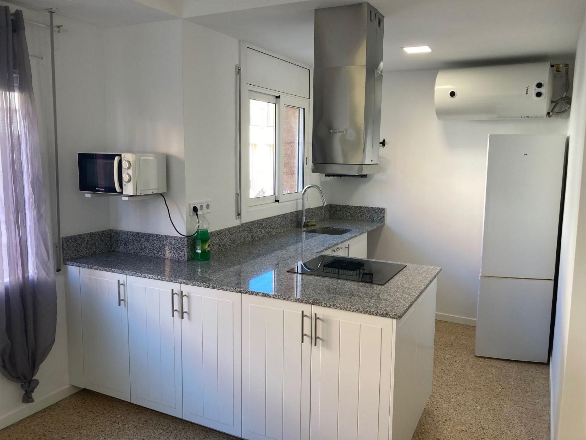 Cocina de Piso de alquiler en Sabadell con Parquet y Amueblado