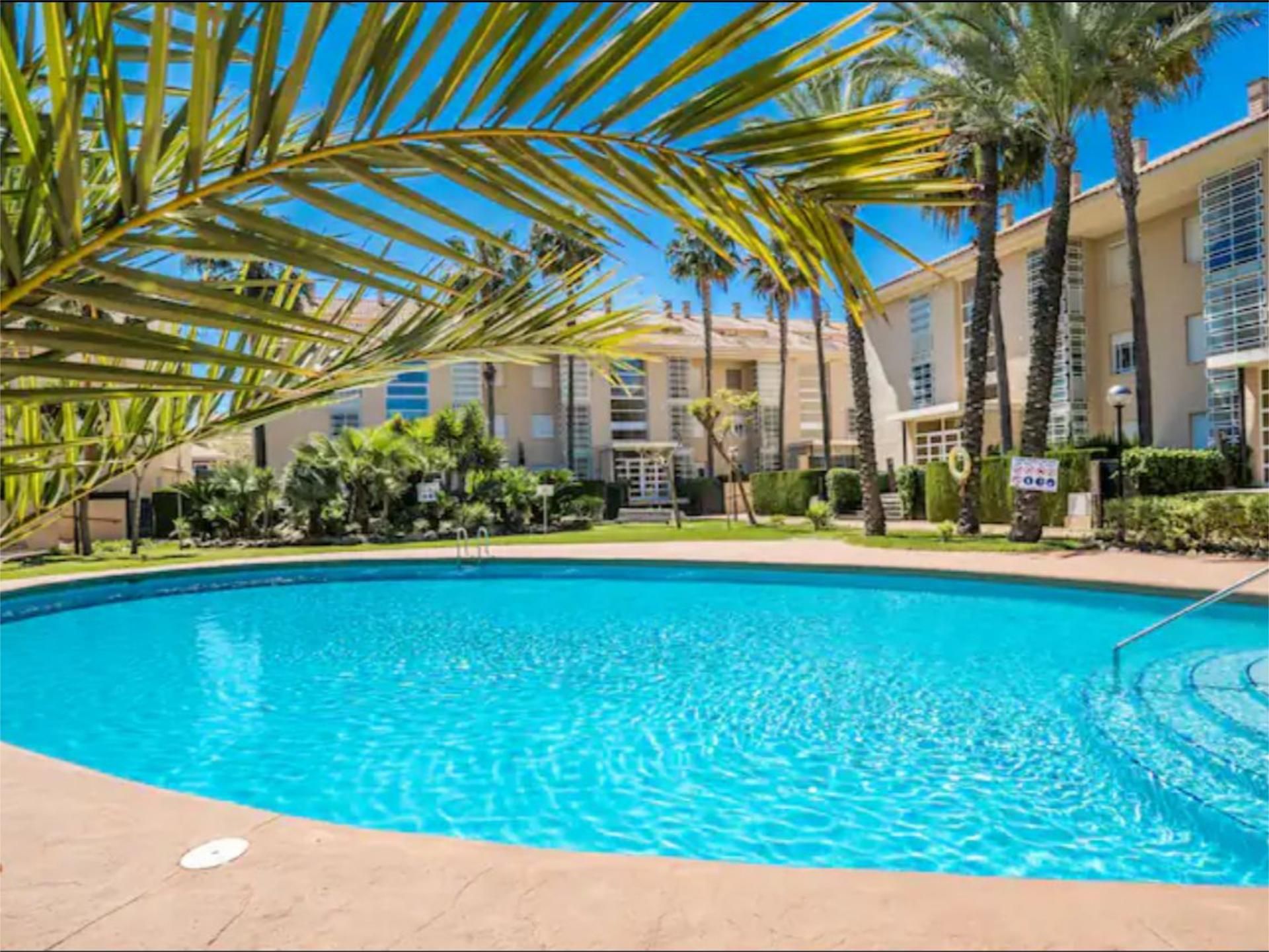 Swimming pool of Flat to rent in Jávea / Xàbia  with Air Conditioner, Heating and Private garden