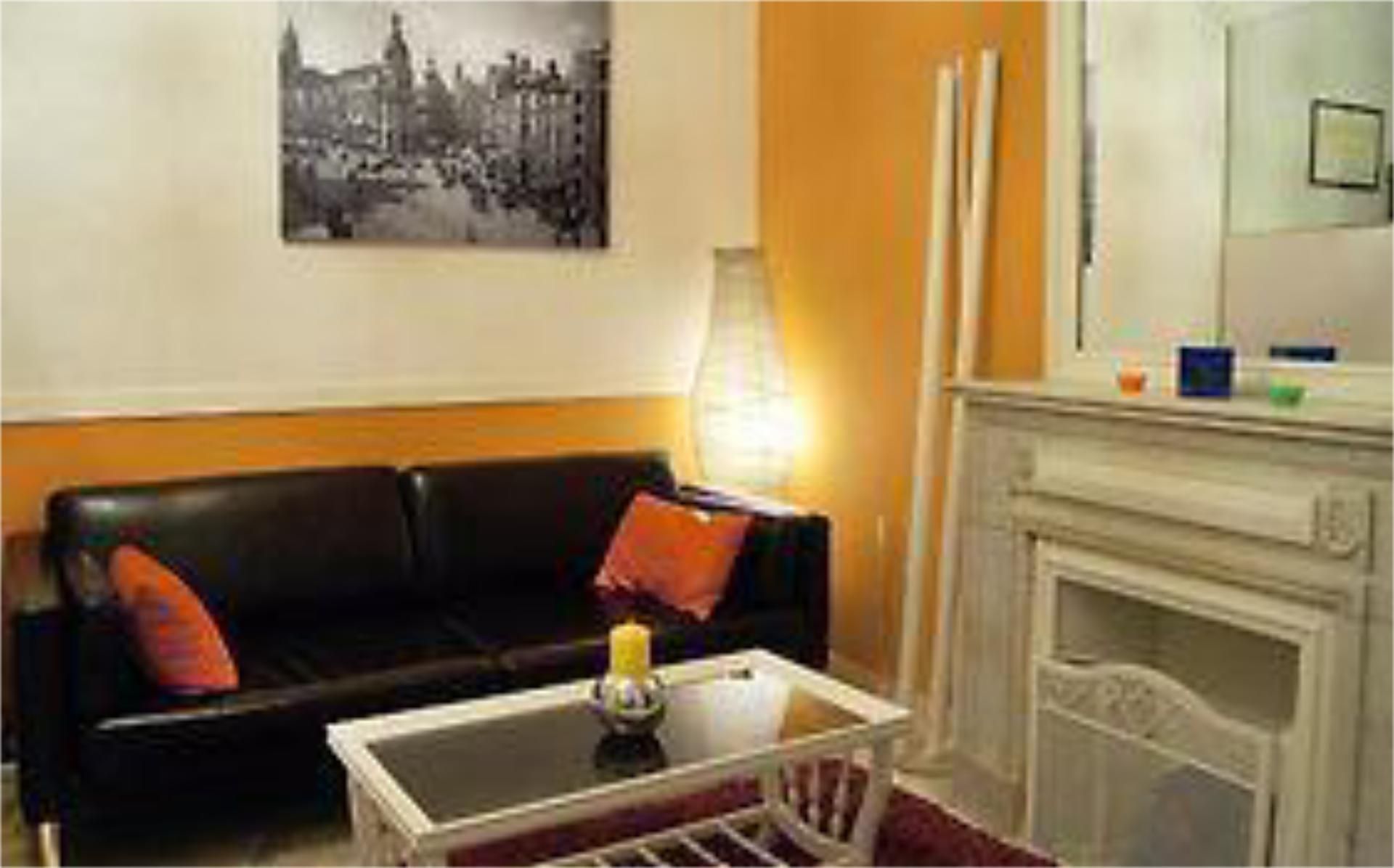 Sala d'estar de Loft de lloguer en  Madrid Capital amb Calefacció i Moblat