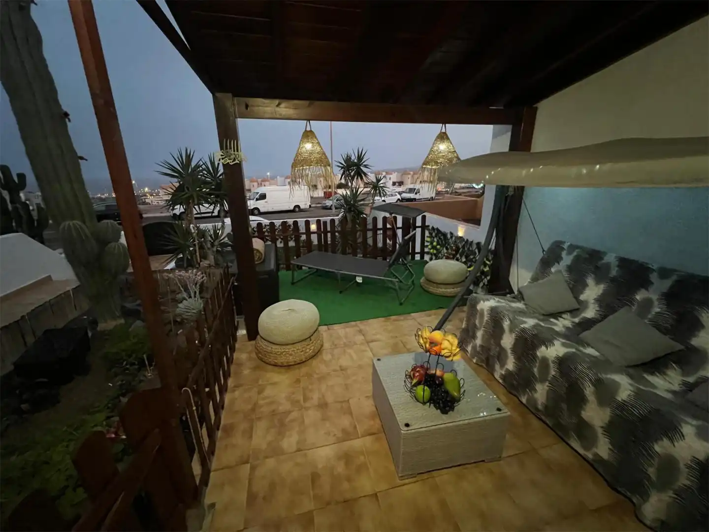 Terrasse von Wohnung zum Verkauf in Antigua mit Privatgarten, Parkett und Terrasse