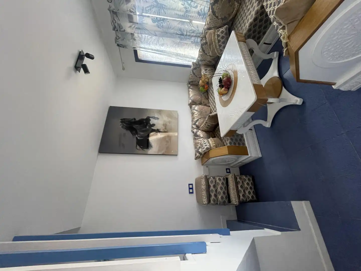 Wohnzimmer von Wohnung zum Verkauf in Antigua mit Privatgarten, Parkett und Terrasse
