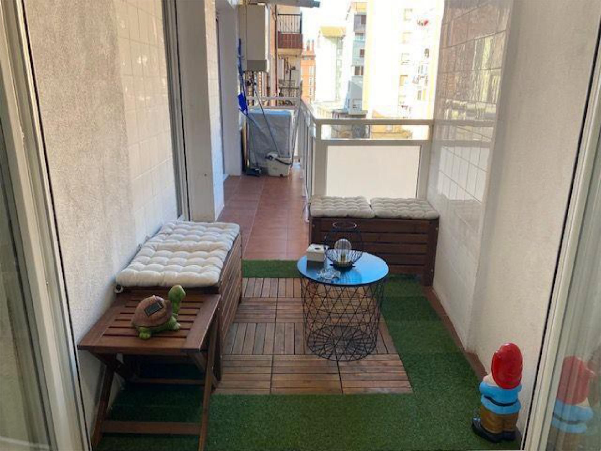 Balcony of Flat to rent in Barakaldo   with Heating, Terrace and Furnished