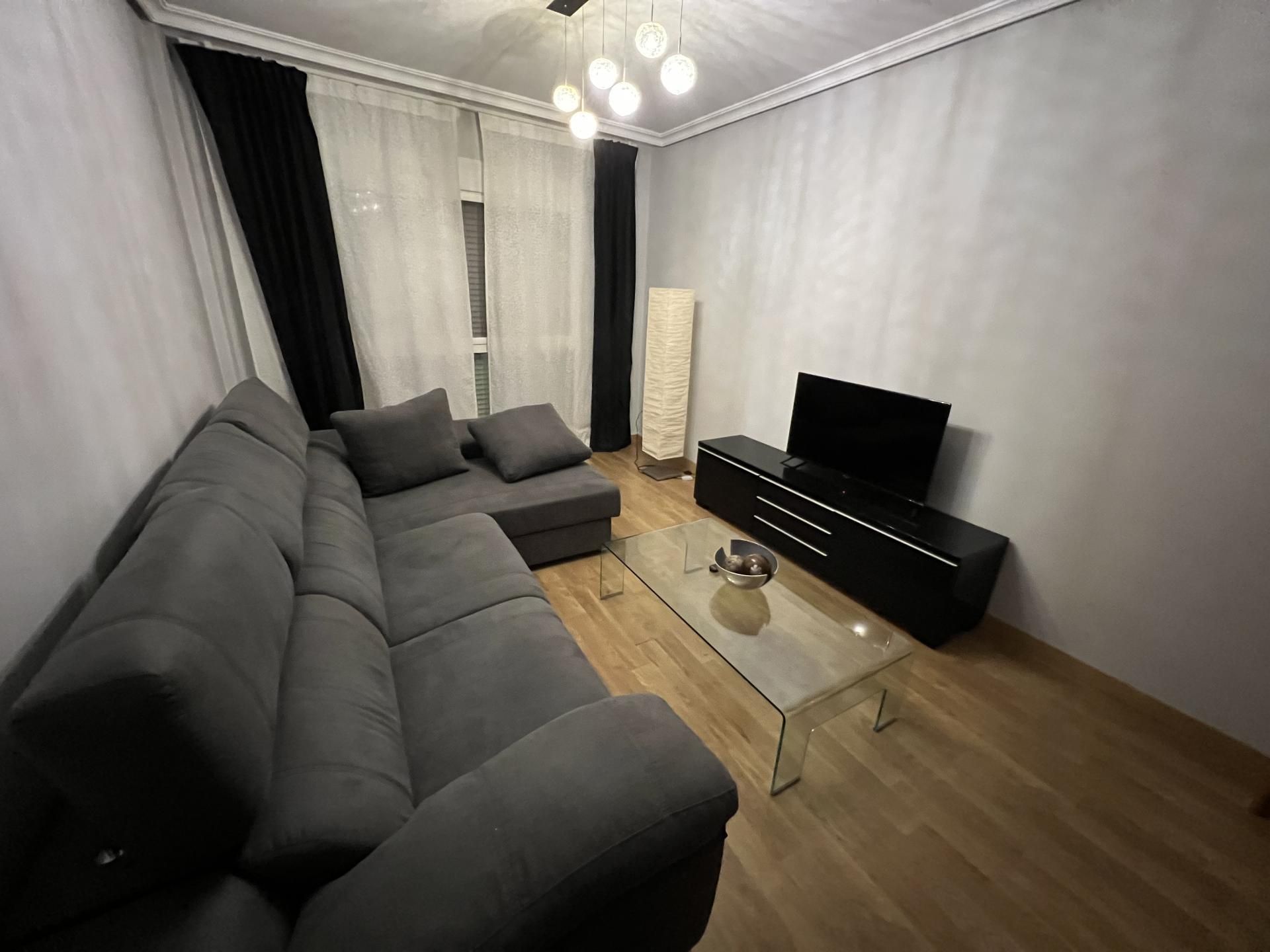 Sala de estar de Piso de alquiler en  Murcia Capital con Aire acondicionado, Calefacción y Parquet
