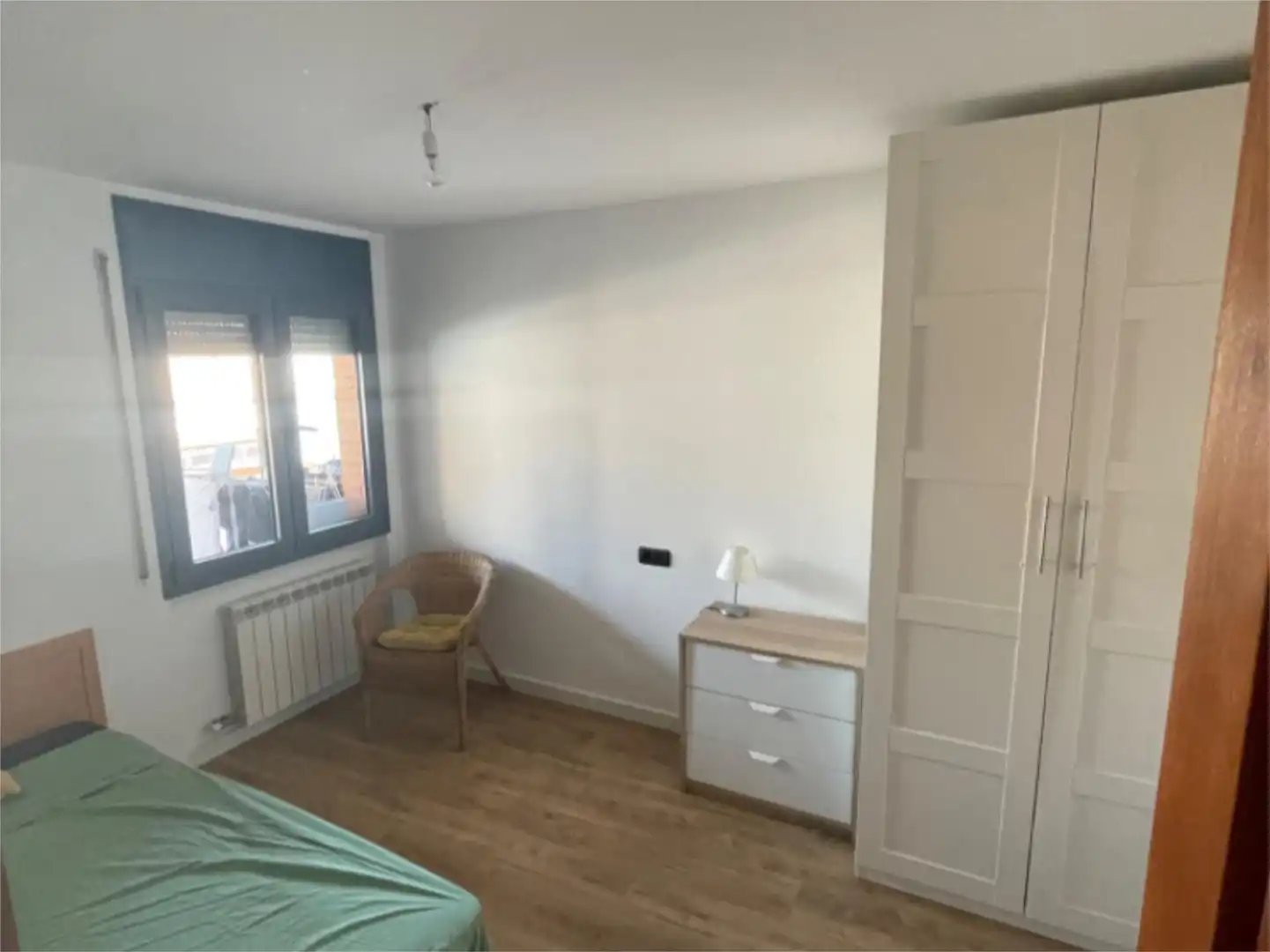 Schlafzimmer von Wohnung zur untervermieten in Terrassa mit Klimaanlage, Heizung und Parkett