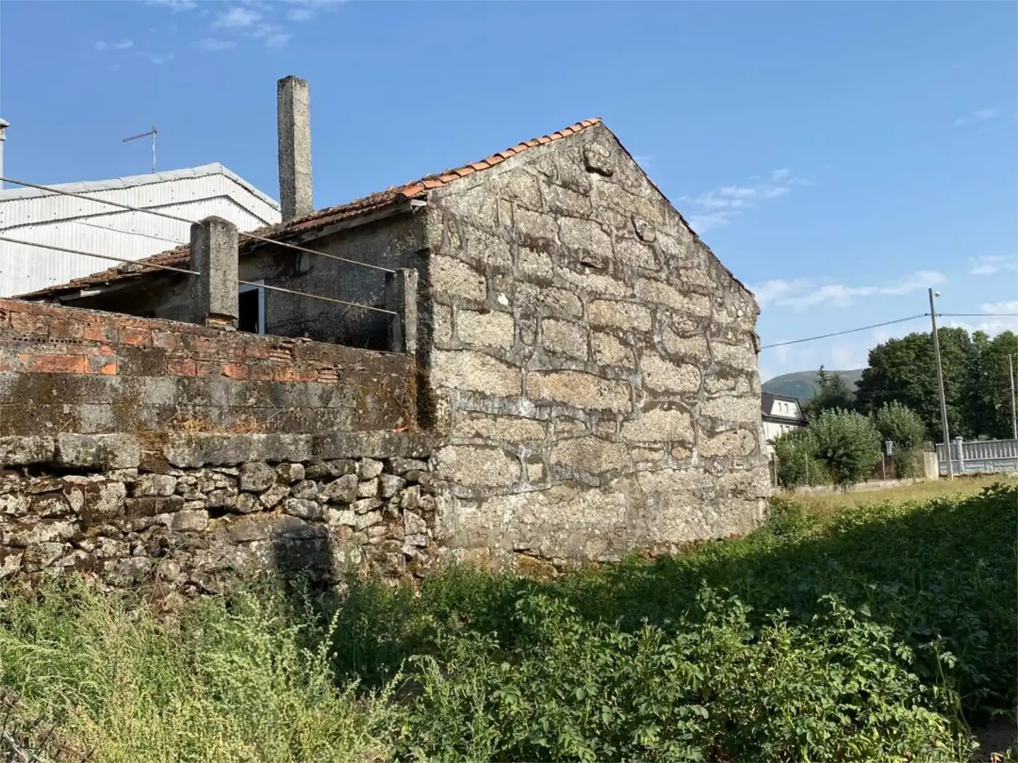 Vista exterior de Planta baixa en venda en Baltar