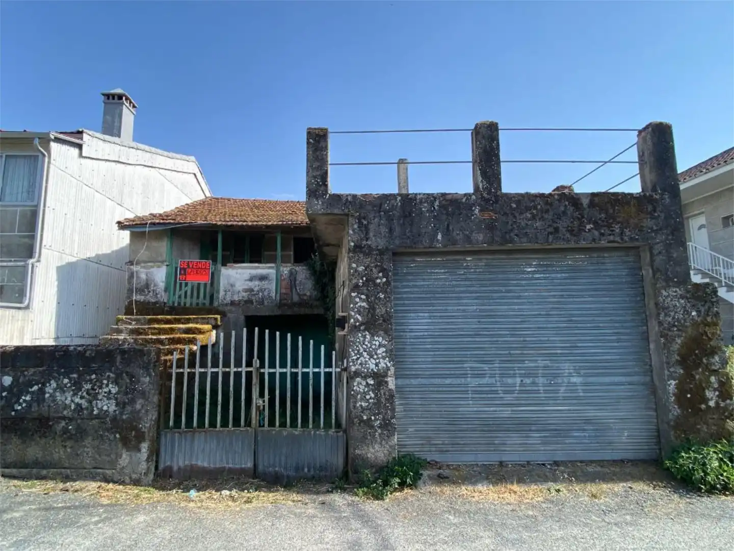 Vista exterior de Planta baixa en venda en Baltar