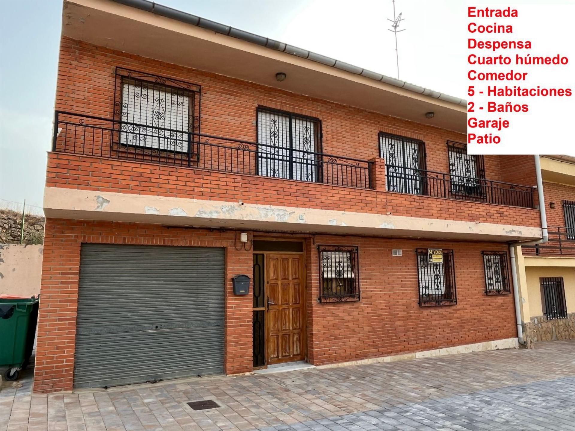 Exterior view of Single-family semi-detached for sale in Bonete  with Terrace and Balcony