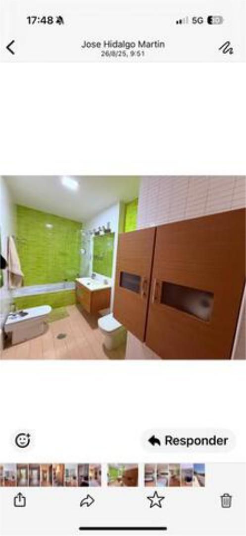 Badezimmer von Dachboden miete in Villanueva de la Serena mit Heizung, Terrasse und Möbliert