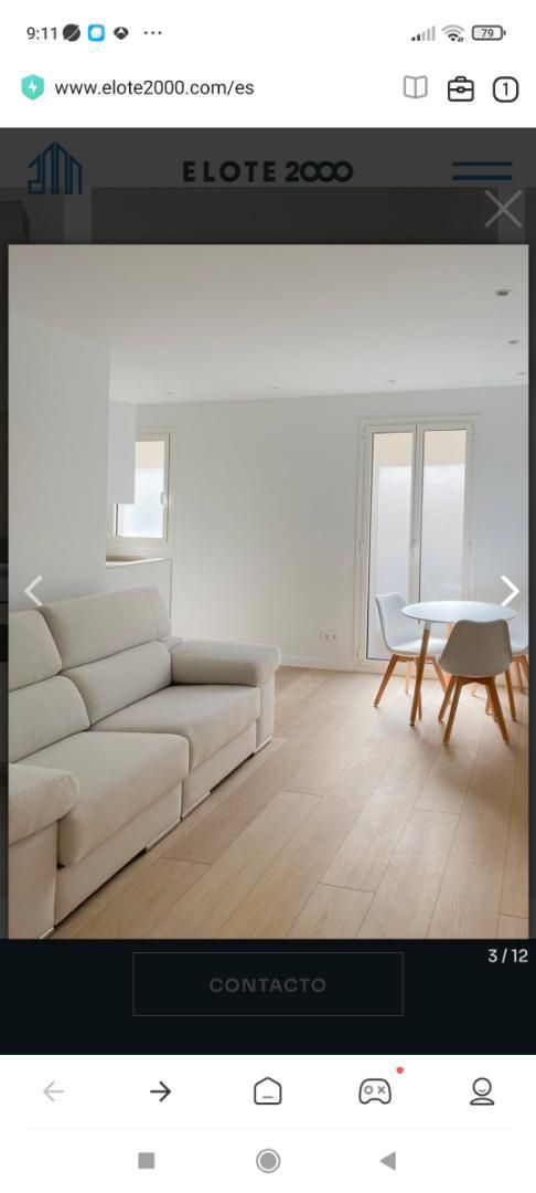 Sala de estar de Piso de alquiler en  Barcelona Capital con Aire acondicionado, Calefacción y Parquet