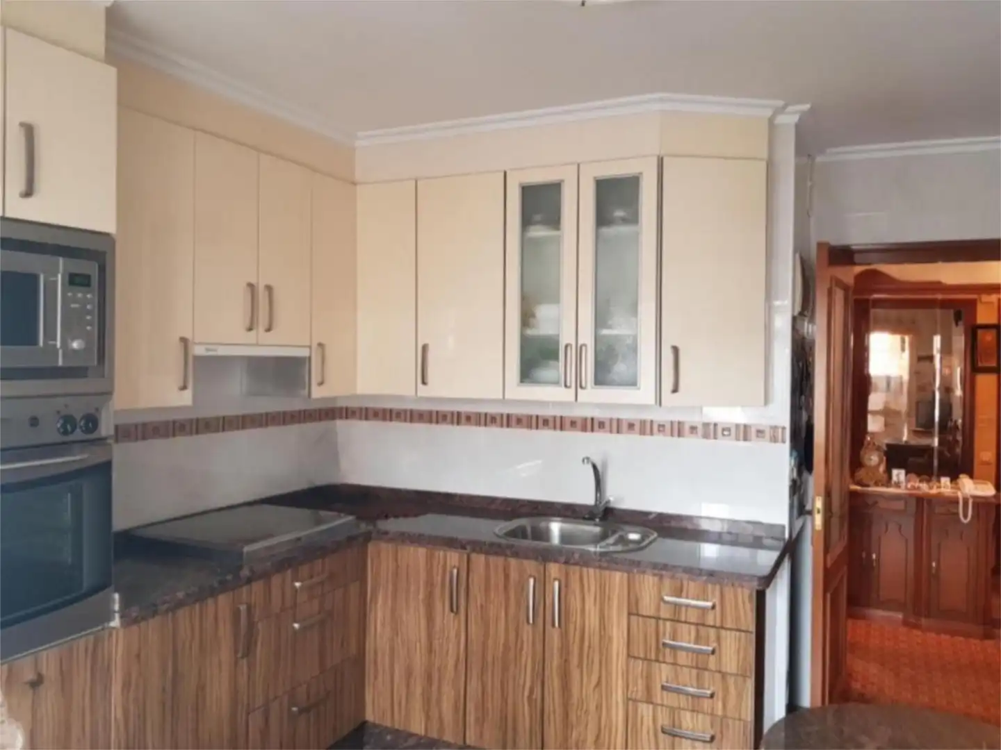 Cocina de Piso en venta en Gijón  con Calefacción, Parquet y Terraza