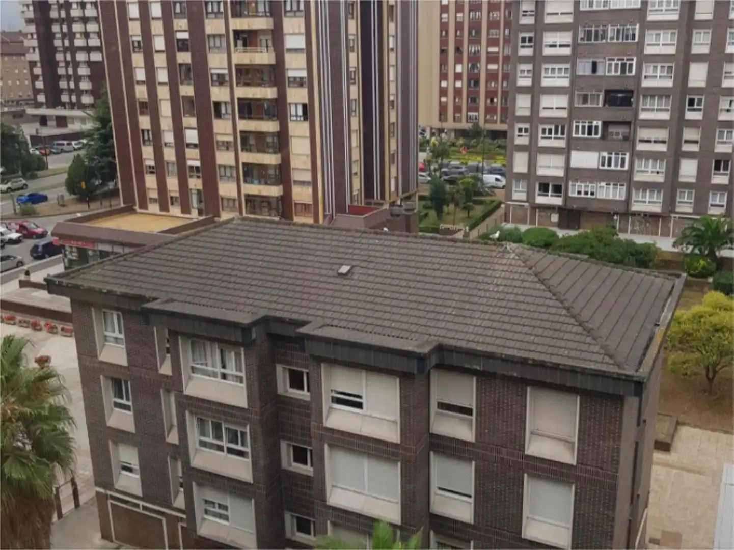 Vista exterior de Piso en venta en Gijón  con Calefacción, Parquet y Terraza