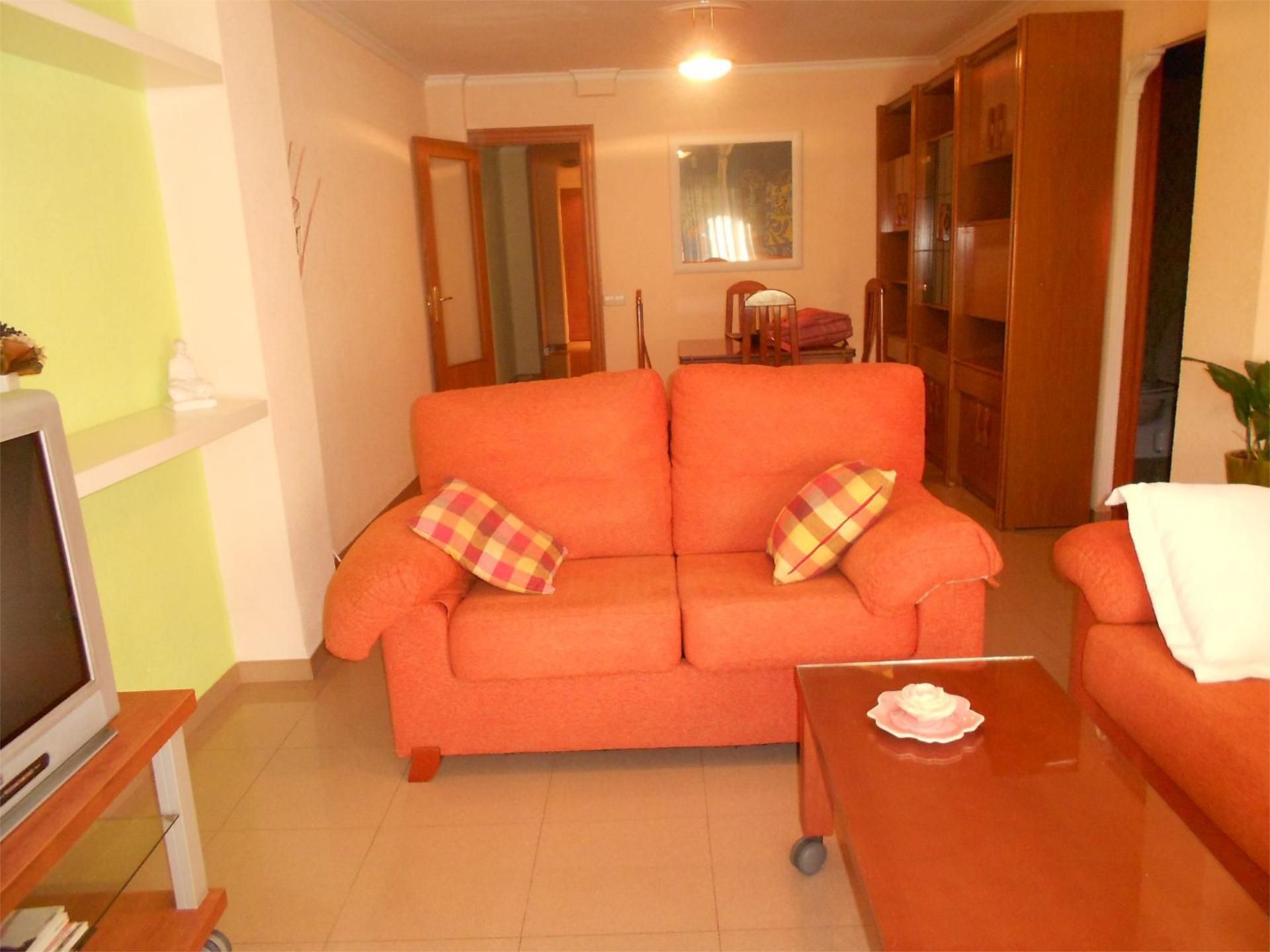 Living room of Flat to rent in  Valencia Capital  with Air Conditioner, Furnished and Balcony