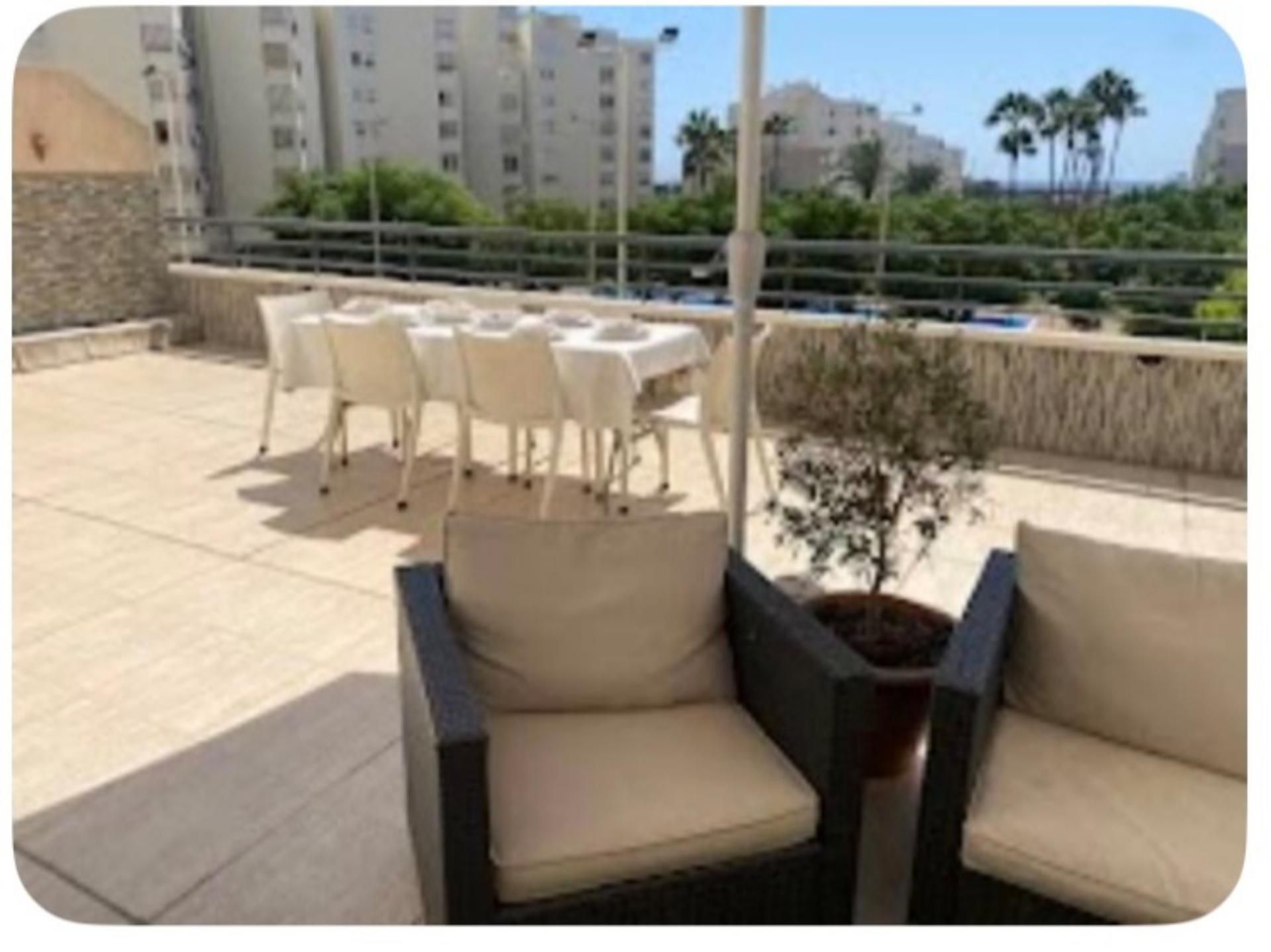 Terraza de Piso de alquiler en Alicante / Alacant