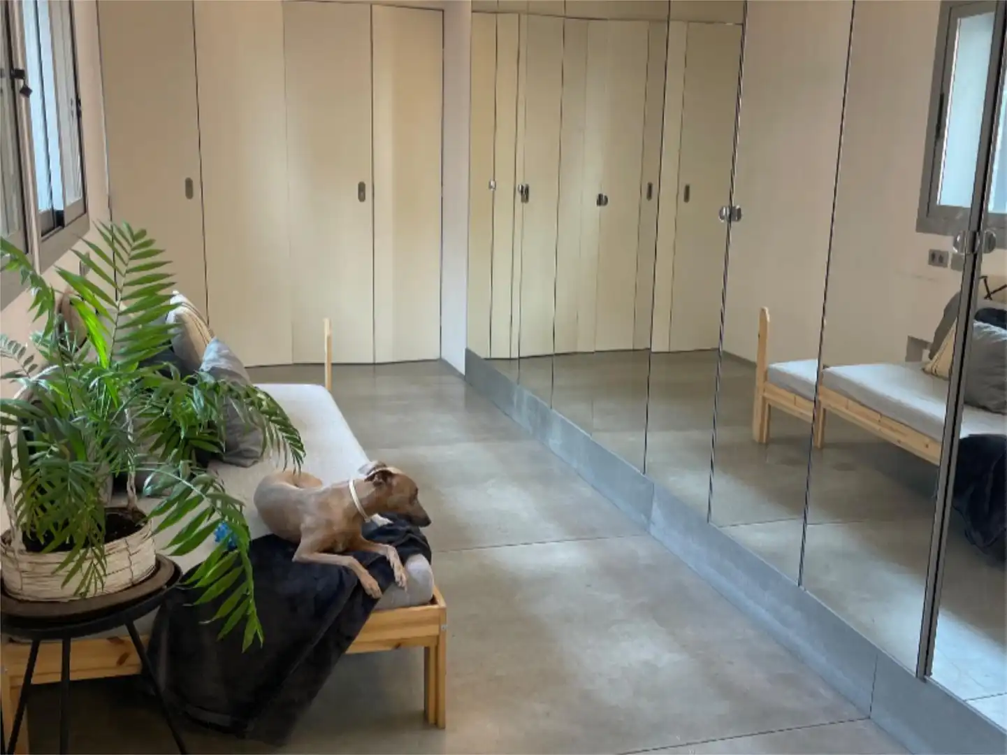 Bedroom of Flat for share in Madrid  with Air Conditioner, Heating and Terrace