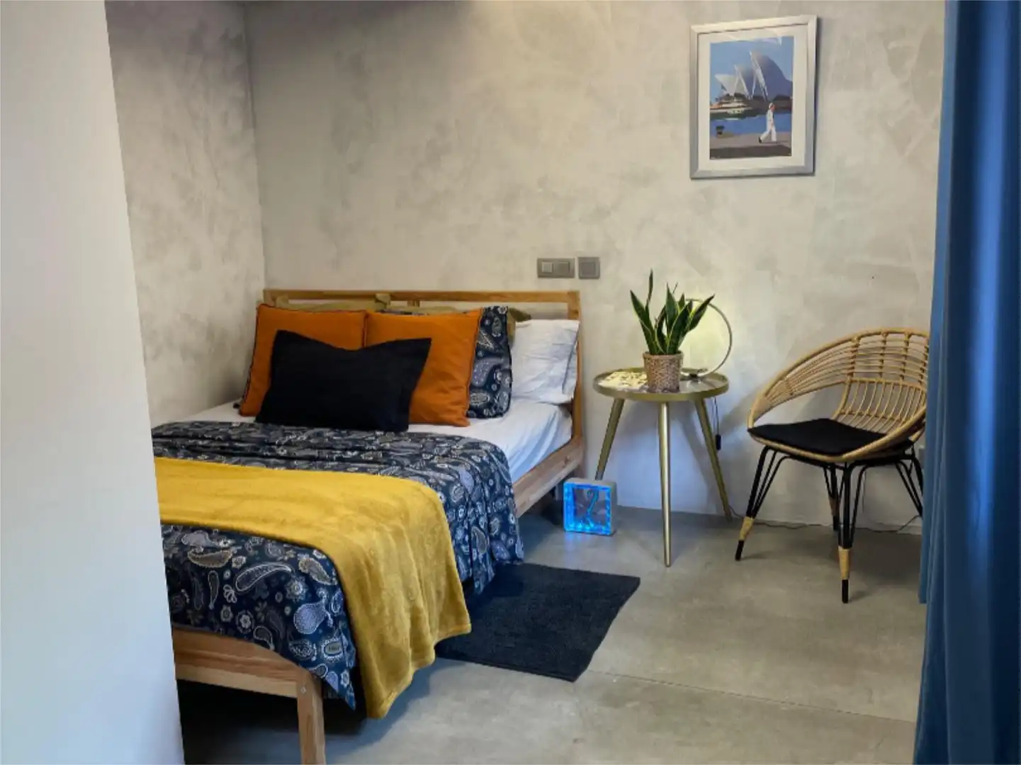 Bedroom of Flat for share in Madrid  with Air Conditioner, Heating and Terrace